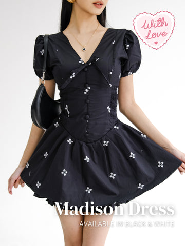 With Love The Brand | MADISON DRESS | Dress Wanita | Dress Mini | Dress Pendek | Dress Casual